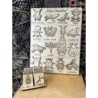 Drewniana układanka "Atlas Owadów"