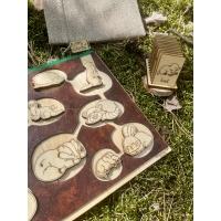 Drewniany Zestaw Edukacyjny – “Nory Zwierząt”