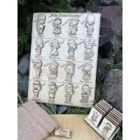 Drewniana układanka "Atlas Dzieci-Europa"