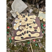 Drewniane Mrowisko – Edukacyjna Przygoda w Świecie Mrówek! (zestaw malowany)