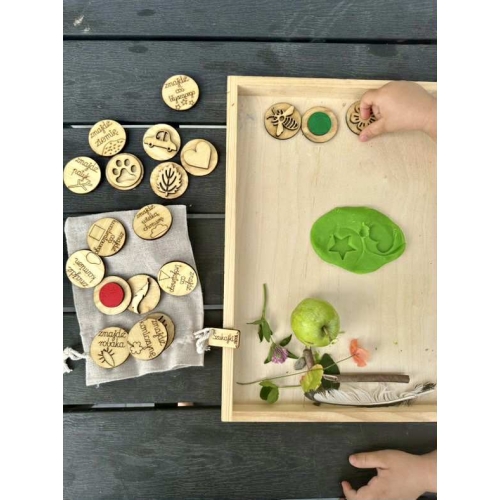 Zestaw żetonów Szukajek- dom i dwór (48 żetonów)