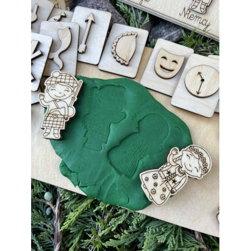 Drewniana układanka 