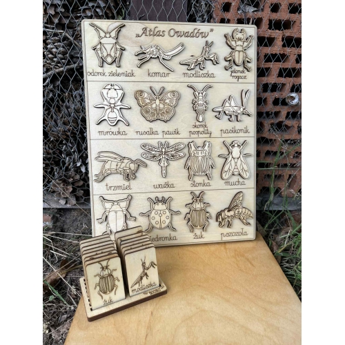 Drewniana układanka 