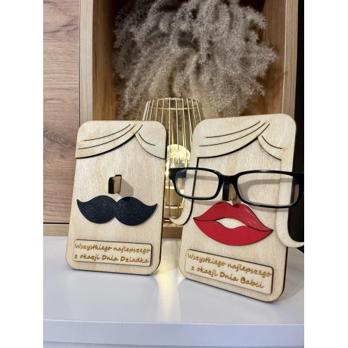 Zestaw stojaków na okulary ( damski+męski)