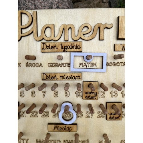 Planer (kalendarz +tablica zadań) wzór 2
