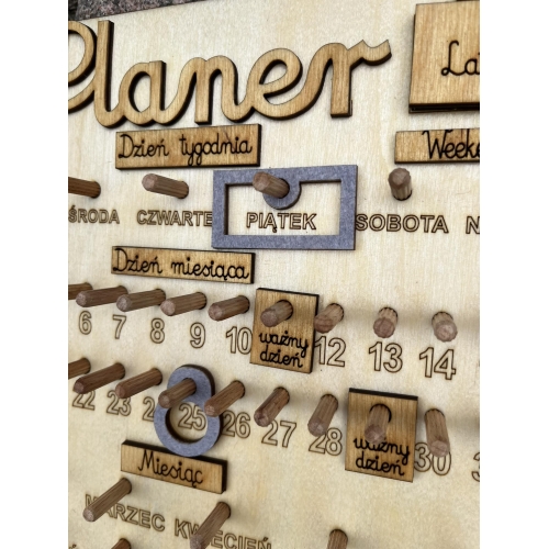 Planer (kalendarz +tablica zadań) wzór 2