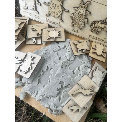 Drewniana układanka 