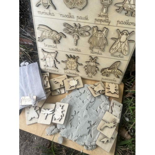 Drewniana układanka 