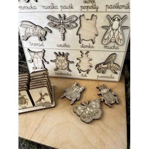 Drewniana układanka 