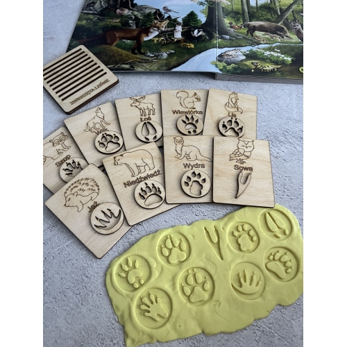 Drewniane karty tropy  