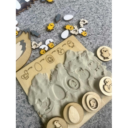 Drewniany Zestaw Edukacyjny 