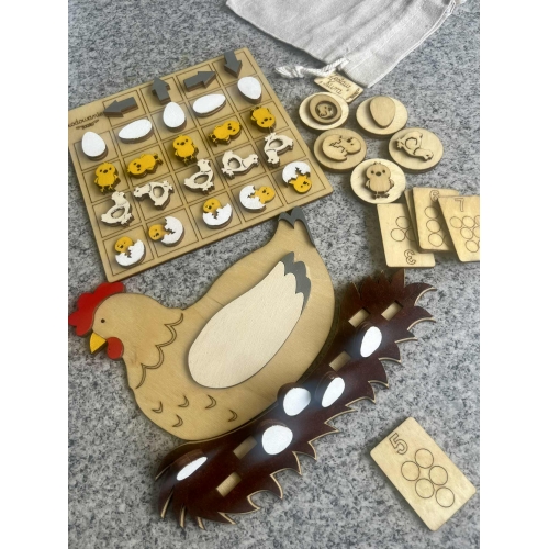 Drewniany Zestaw Edukacyjny 