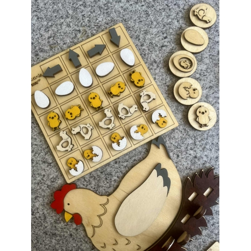 Drewniany Zestaw Edukacyjny 