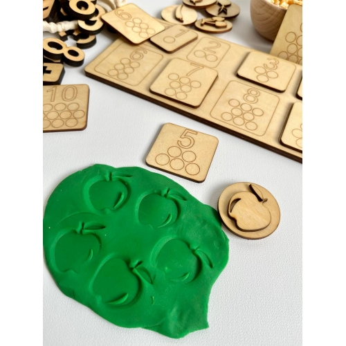 Dwustronna taca do nauki liczenia