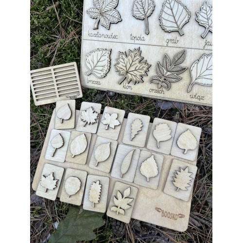 Drewniana układanka 