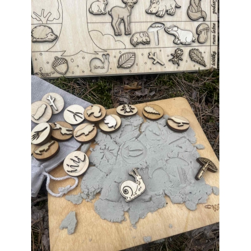 Drewniana układanka 