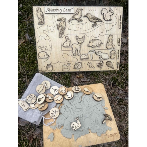 Drewniana układanka 