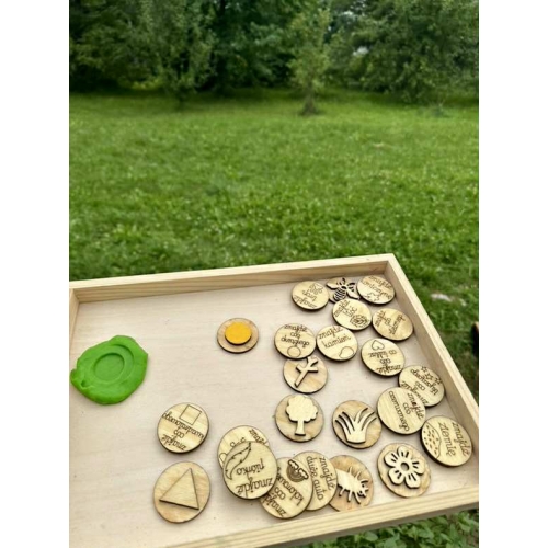 Zestaw żetonów Szukajek- dom i dwór (48 żetonów)