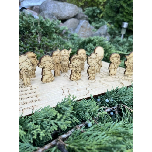 Drewniana układanka 