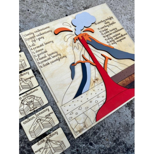 Drewniana układanka 