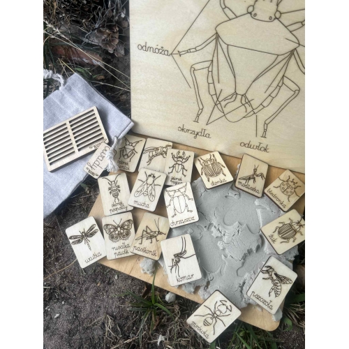 Drewniana układanka 