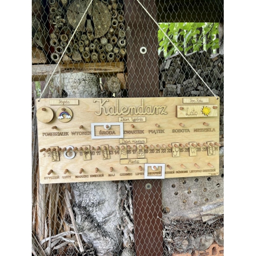 Drewniany Kalendarz ( wzór 3C )