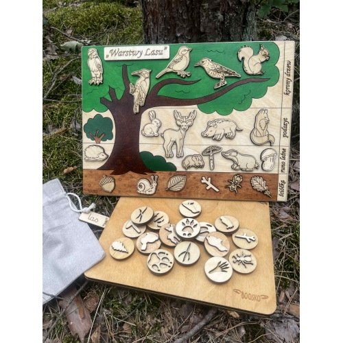 Drewniana układanka 