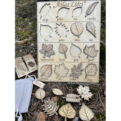 Drewniana układanka 