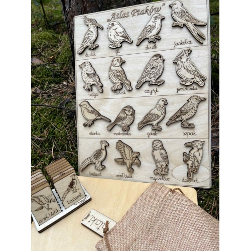 Drewniana układanka 