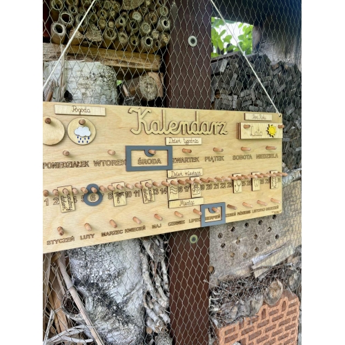 Drewniany Kalendarz ( wzór 3C )